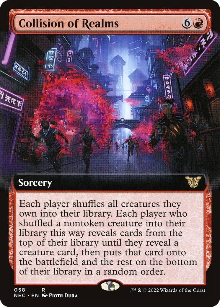 Collision of Realms (Extended Art) (58) (Commander: Kamigawa: Neon Dynasty)