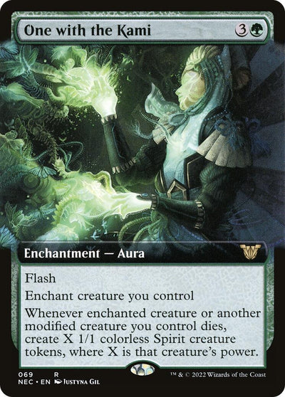 One with the Kami (Extended Art) (69) (Commander: Kamigawa: Neon Dynasty)