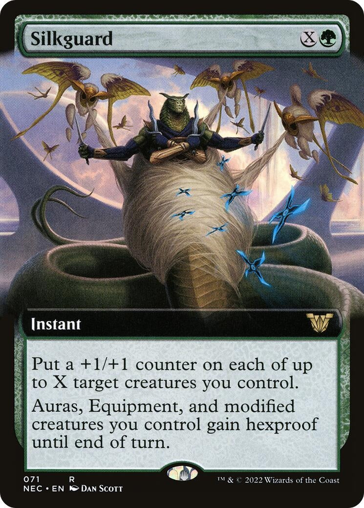 Silkguard (Extended Art) (71) (Commander: Kamigawa: Neon Dynasty)