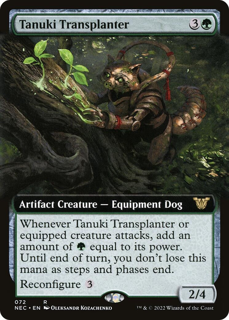 Tanuki Transplanter (Extended Art) (72) (Commander: Kamigawa: Neon Dynasty)