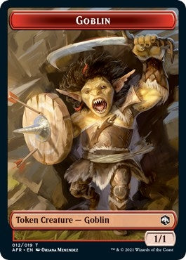 Goblin (012) // Blood (017) Double-Sided Token (Challenger 2022) (12 // 17) (Unique and Miscellaneous Promos)