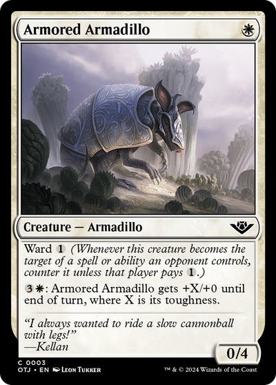 Armored Armadillo (3) (Outlaws of Thunder Junction)