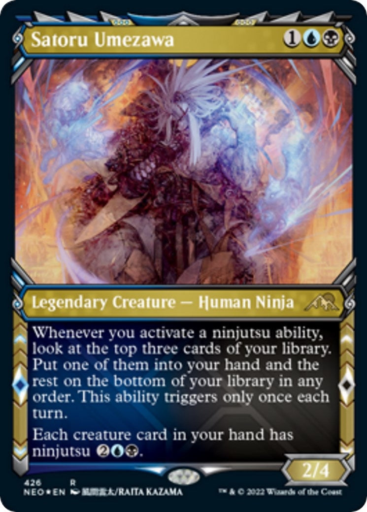 Satoru Umezawa (Showcase) (Foil Etched) (426) (Kamigawa: Neon Dynasty)