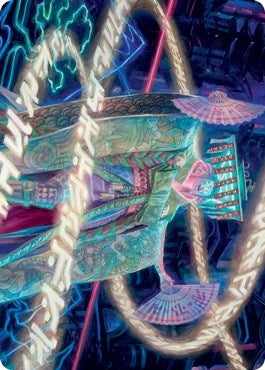 Satsuki, the Living Lore Art Card (5) (Art Series: Kamigawa: Neon Dynasty)