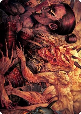 Gift of Wrath Art Card (11) (Art Series: Kamigawa: Neon Dynasty)