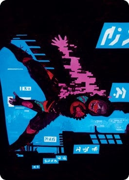 Return to Action Art Card (12) (Art Series: Kamigawa: Neon Dynasty)