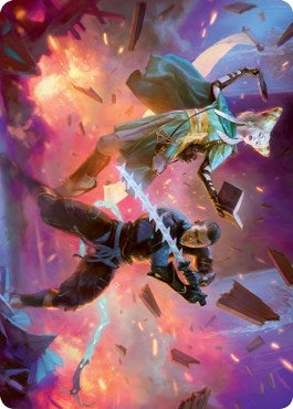 Explosive Entry Art Card (13) (Art Series: Kamigawa: Neon Dynasty)