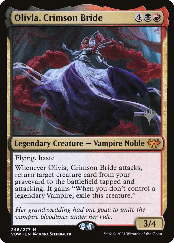 Olivia, Crimson Bride (Promo Pack: Kamigawa: Neon Dynasty)