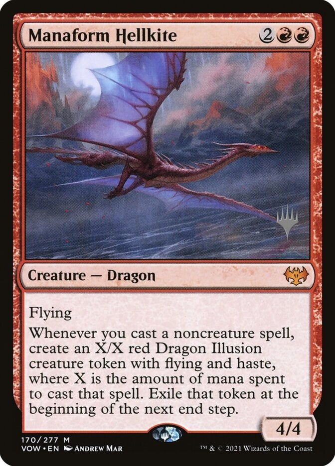 Manaform Hellkite (Promo Pack: Kamigawa: Neon Dynasty)