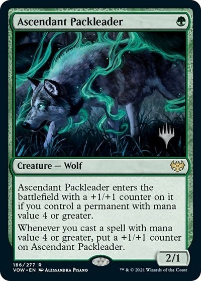 Ascendant Packleader (Promo Pack: Innistrad: Midnight Hunt)