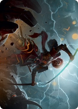 Raiyuu, Storm's Edge Art Card (31) (Art Series: Kamigawa: Neon Dynasty)