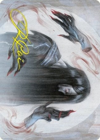 Clawing Torment Art Card (Gold-Stamped Signature) (32) (Art Series: Kamigawa: Neon Dynasty)