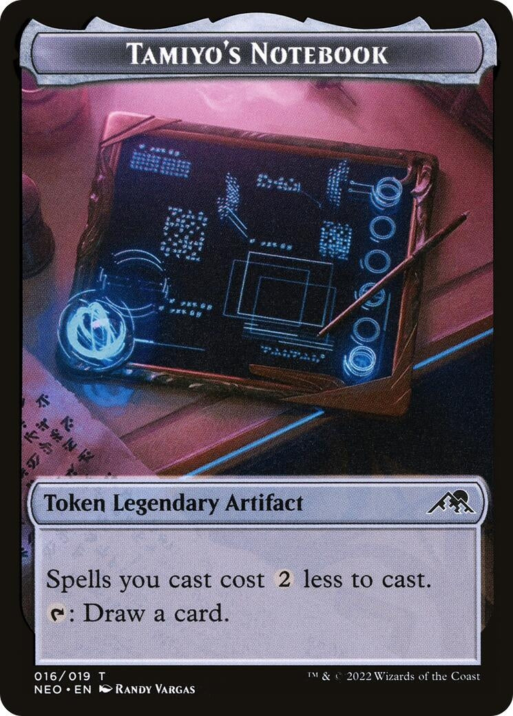 Tamiyo's Notebook Token (16) (Kamigawa: Neon Dynasty)