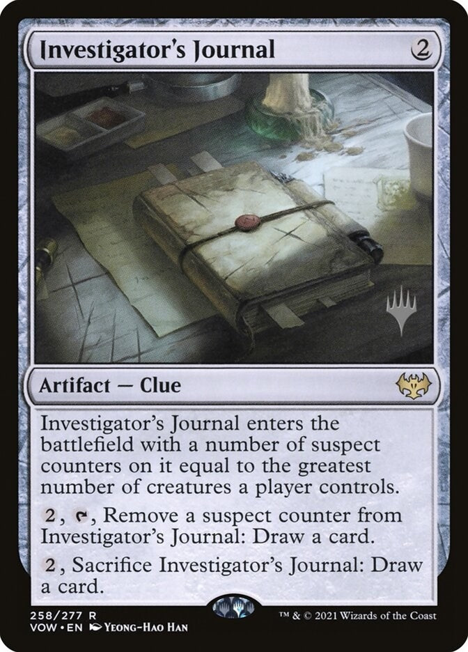 Investigator's Journal (Promo Pack: Kamigawa: Neon Dynasty)