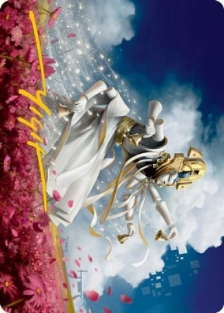 Myojin of Blooming Dawn Art Card (Gold-Stamped Signature) (33) (Art Series: Kamigawa: Neon Dynasty)