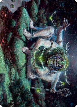 Myojin of Towering Might Art Card (34) (Art Series: Kamigawa: Neon Dynasty)