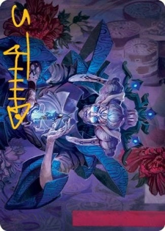 Tameshi, Reality Architect Art Card (36/81) (Gold-Stamped Signature) (36) (Art Series: Kamigawa: Neon Dynasty)