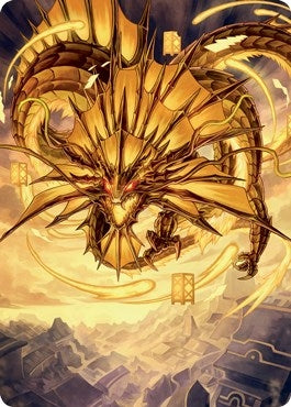 Ao, the Dawn Sky Art Card (46/81) (46) (Art Series: Kamigawa: Neon Dynasty)