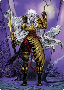 The Wandering Emperor Art Card (49/81) (49) (Art Series: Kamigawa: Neon Dynasty)
