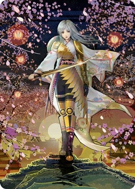 The Wandering Emperor Art Card (50/81) (50) (Art Series: Kamigawa: Neon Dynasty)