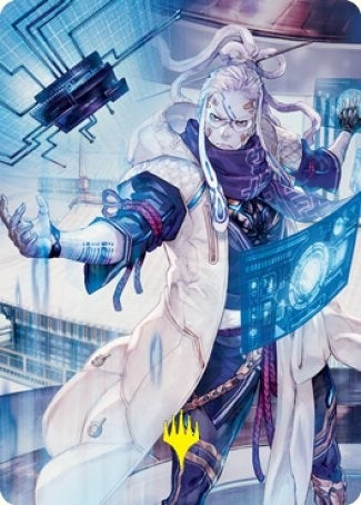 Tameshi, Reality Architect Art Card (53/81) (Gold-Stamped Signature) (53) (Art Series: Kamigawa: Neon Dynasty)