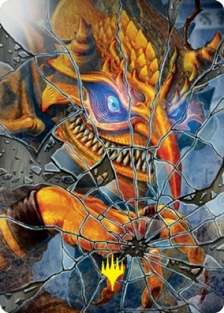 Reflection of Kiki-Jiki Art Card (Gold-Stamped Signature) (64) (Art Series: Kamigawa: Neon Dynasty)