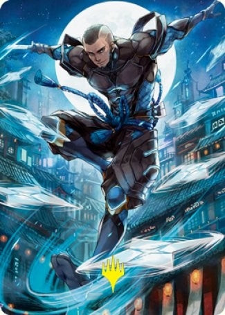 Kaito Shizuki Art Card (70/81) (Gold-Stamped Signature) (70) (Art Series: Kamigawa: Neon Dynasty)