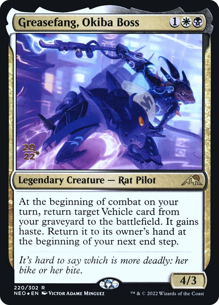 Greasefang, Okiba Boss (220) (Prerelease Cards)