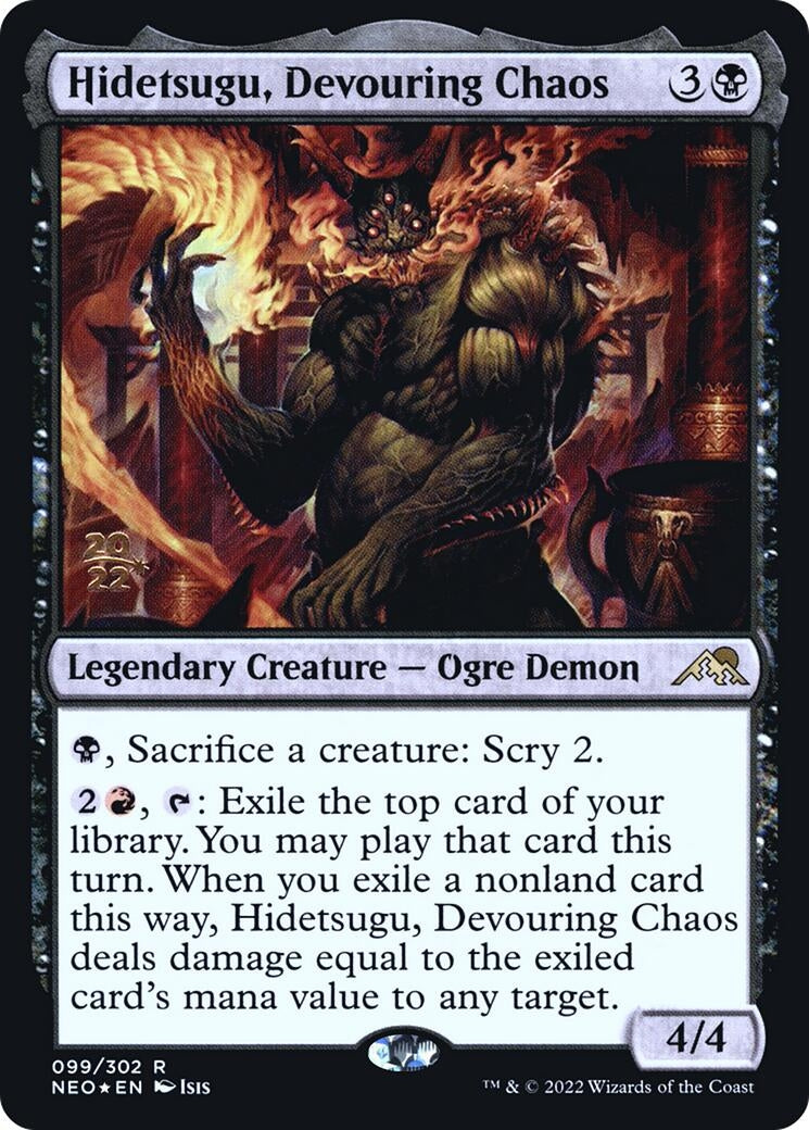 Hidetsugu, Devouring Chaos (99) (Prerelease Cards)