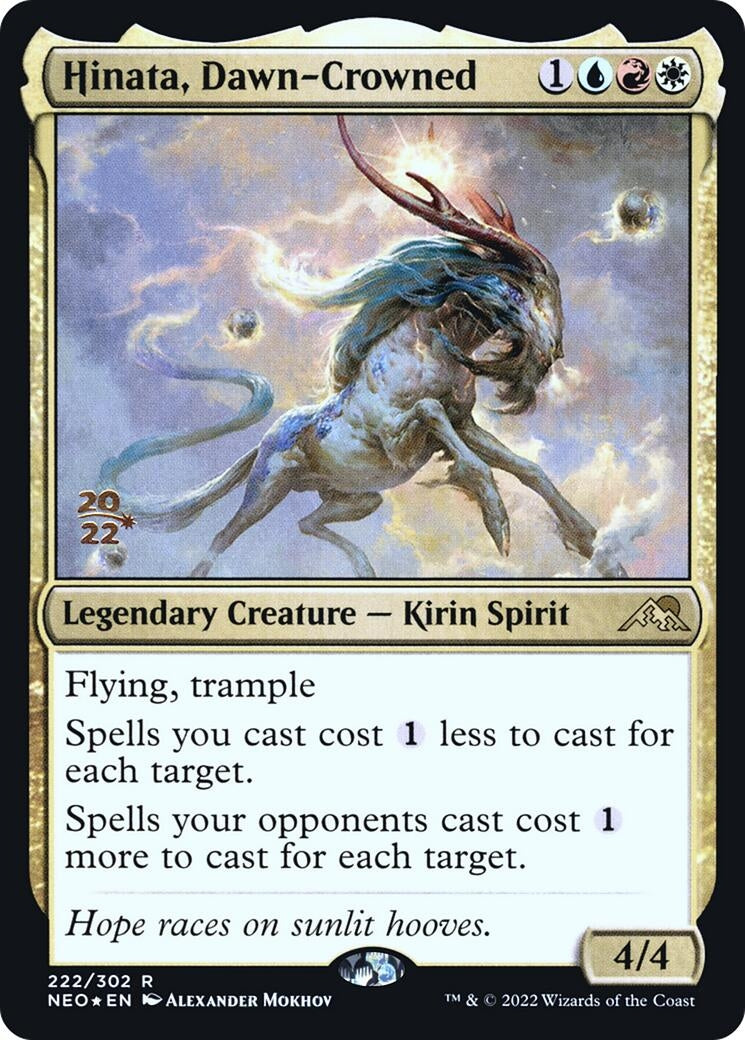 Hinata, Dawn-Crowned (222) (Prerelease Cards)