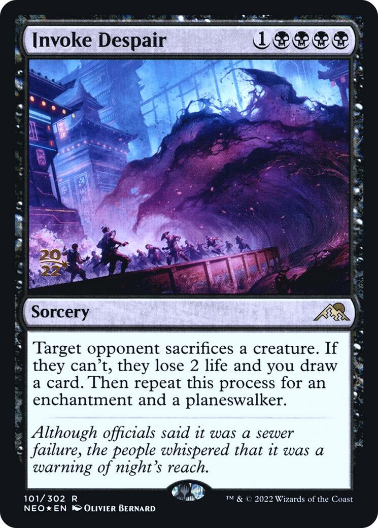 Invoke Despair (101) (Prerelease Cards)