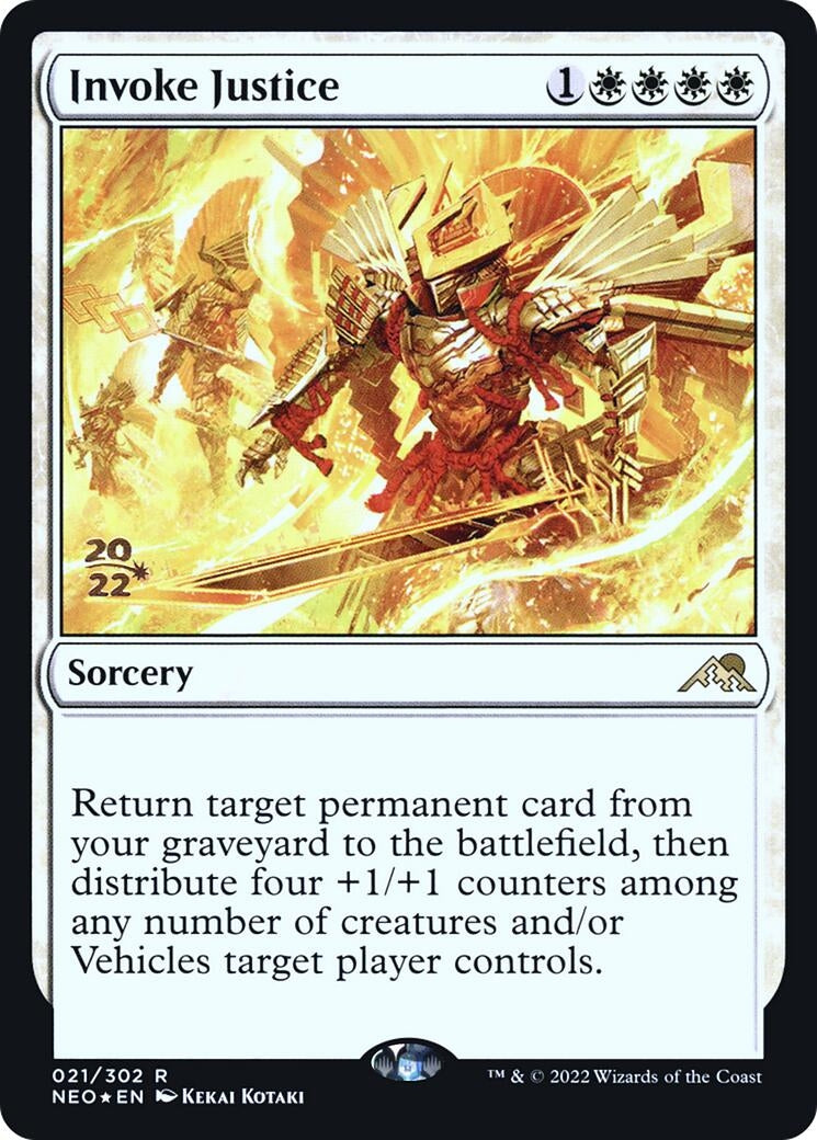 Invoke Justice (21) (Prerelease Cards)