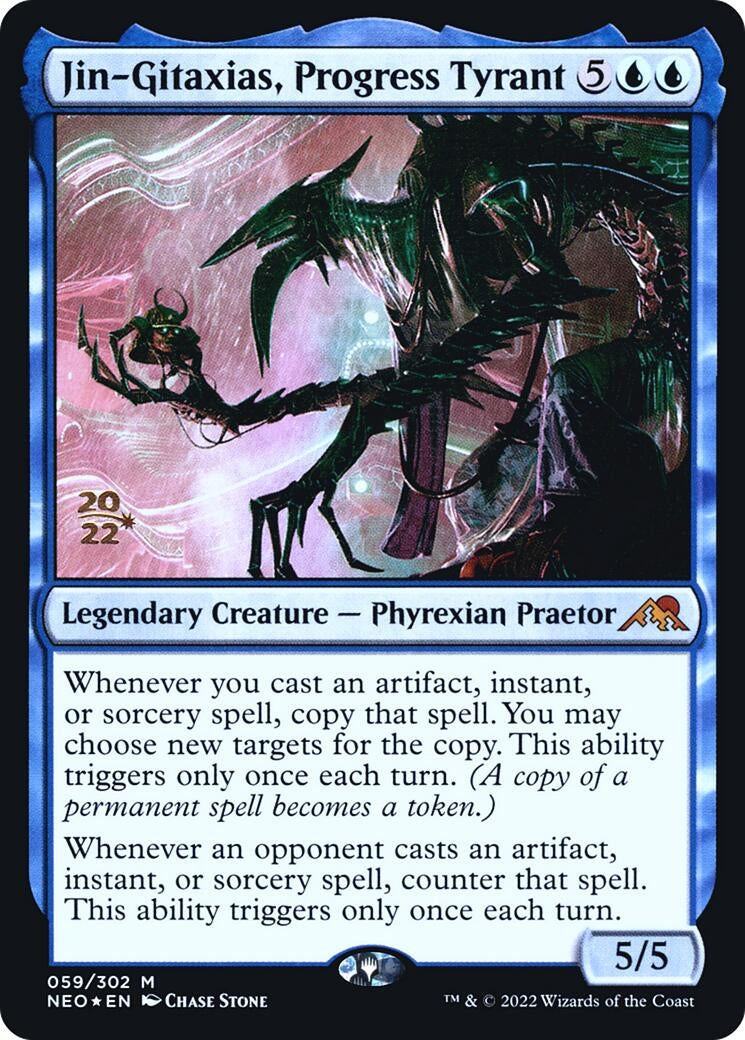 Jin-Gitaxias, Progress Tyrant (59) (Prerelease Cards)