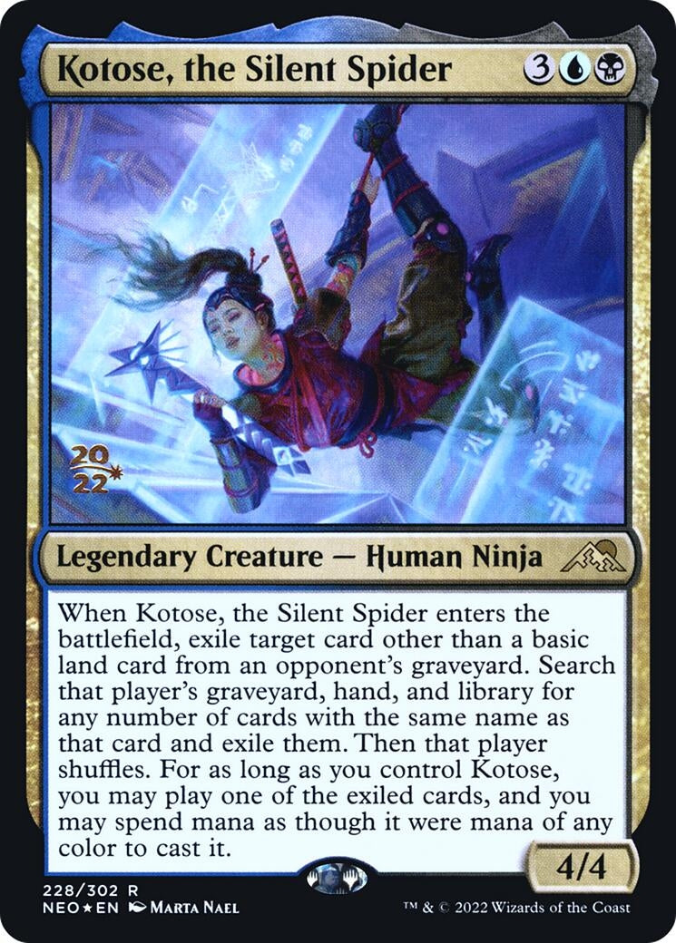 Kotose, the Silent Spider (228) (Prerelease Cards)