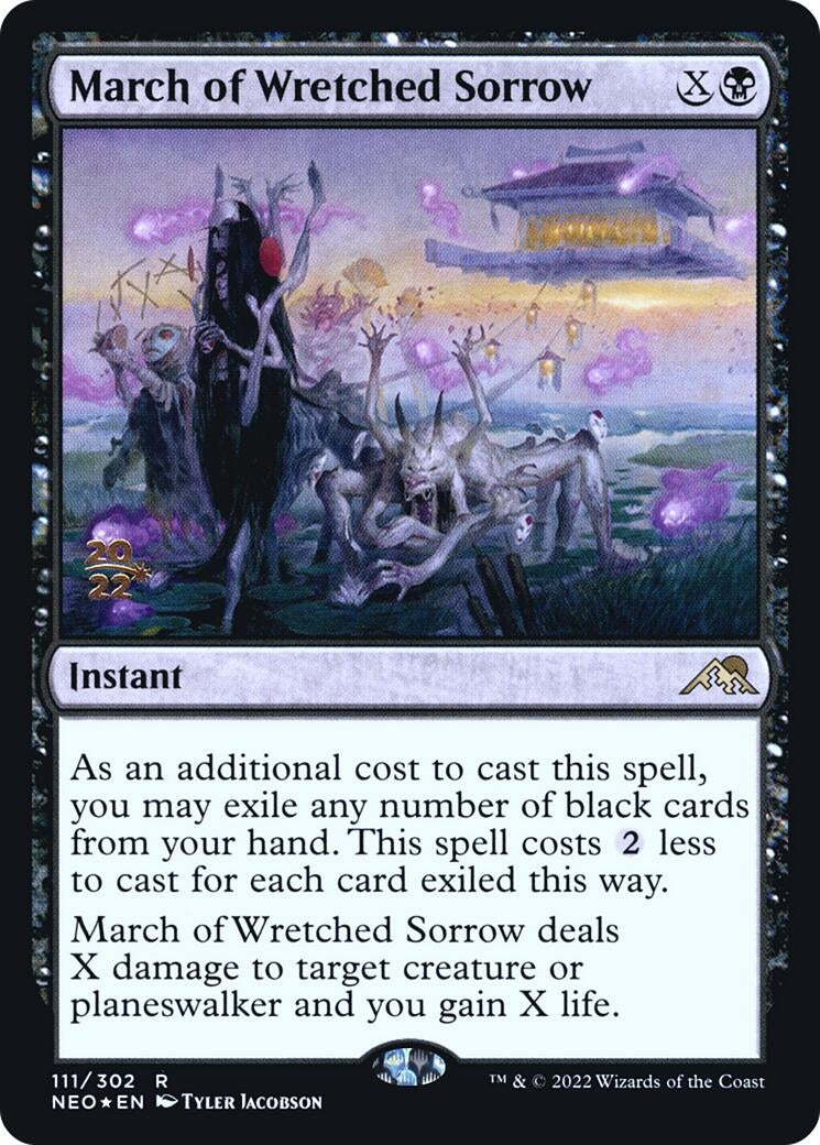 March of Wretched Sorrow (111) (Prerelease Cards)