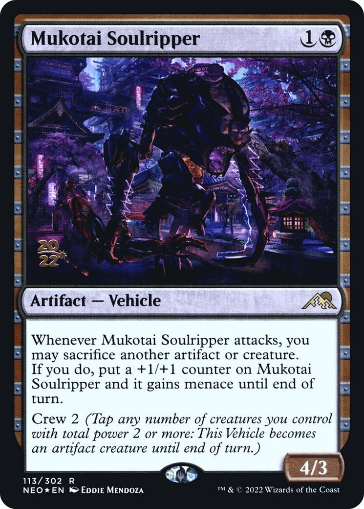 Mukotai Soulripper (113) (Prerelease Cards)