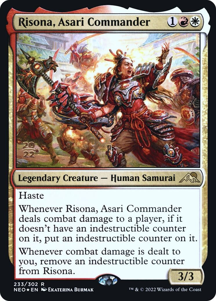Risona, Asari Commander (233) (Prerelease Cards)