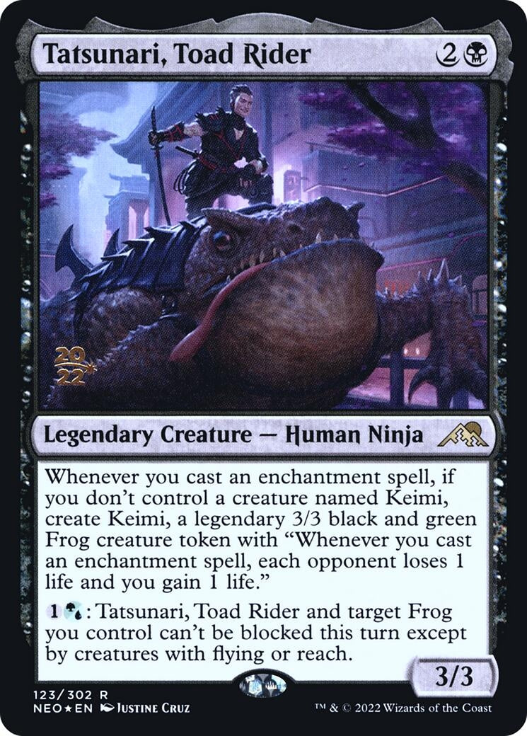 Tatsunari, Toad Rider (123) (Prerelease Cards)