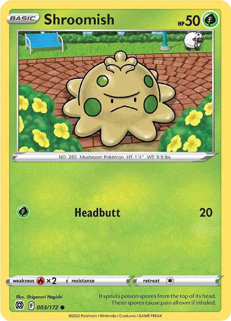Image for Shroomish (003/172) (SWSH09: Brilliant Stars) - Pokemon