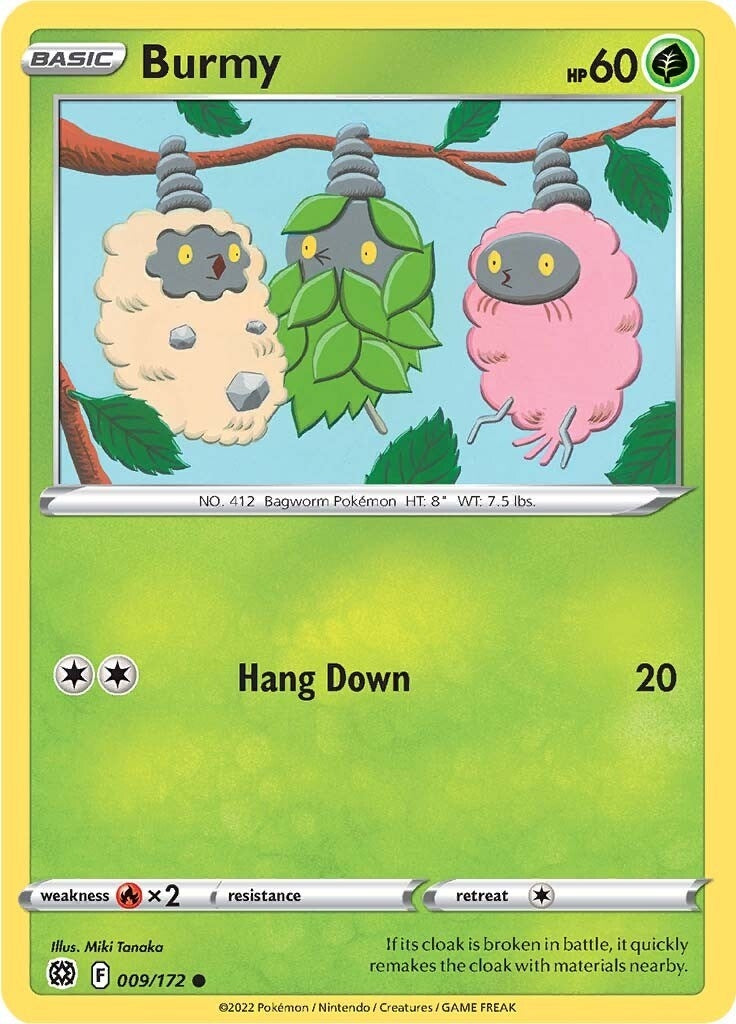 Image for Burmy (009/172) (SWSH09: Brilliant Stars) - Pokemon