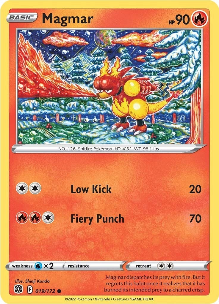 Image for Magmar (019/172) (SWSH09: Brilliant Stars) - Pokemon