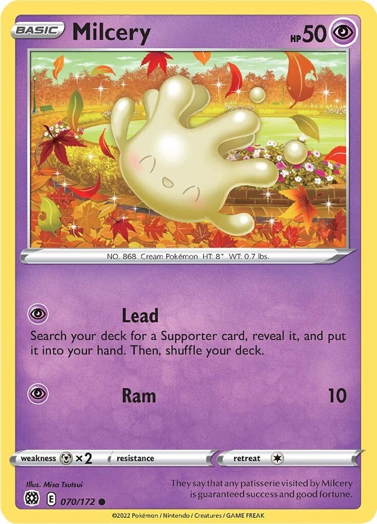 Image for Milcery (070/172) (SWSH09: Brilliant Stars) - Pokemon