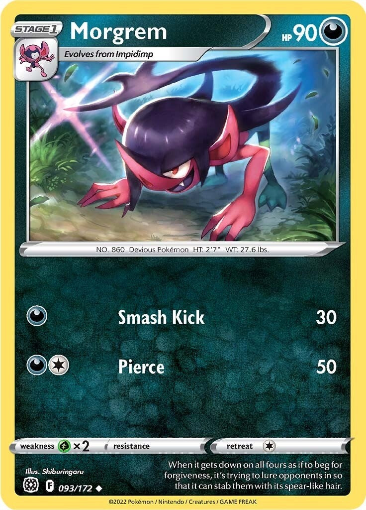 Image for Morgrem (093/172) (SWSH09: Brilliant Stars) - Pokemon