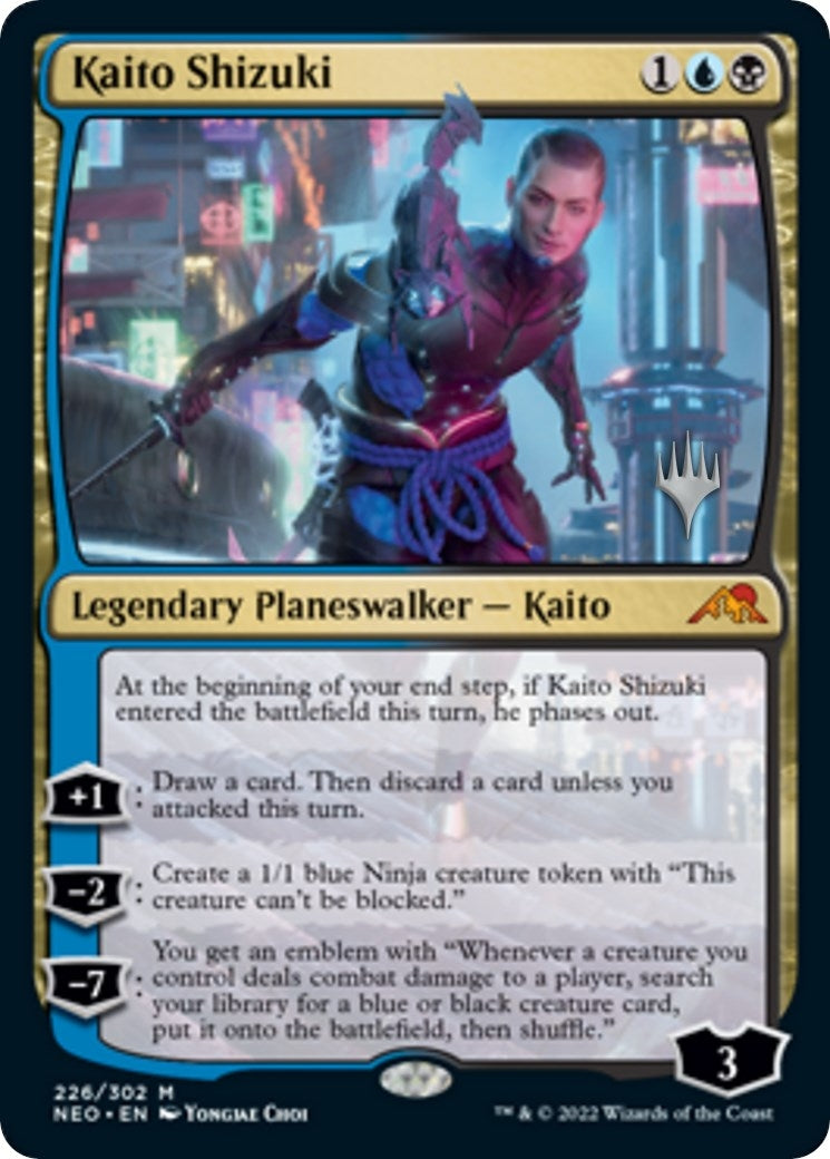 Kaito Shizuki (226) (Promo Pack: Kamigawa: Neon Dynasty)