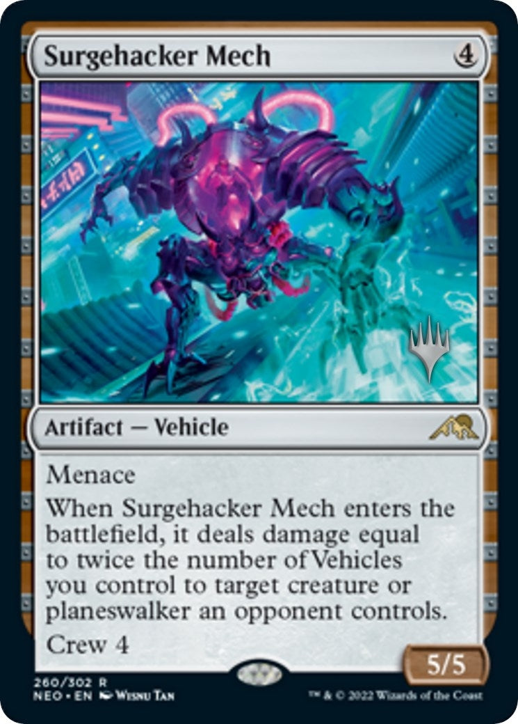 Surgehacker Mech (260) (Promo Pack: Kamigawa: Neon Dynasty)