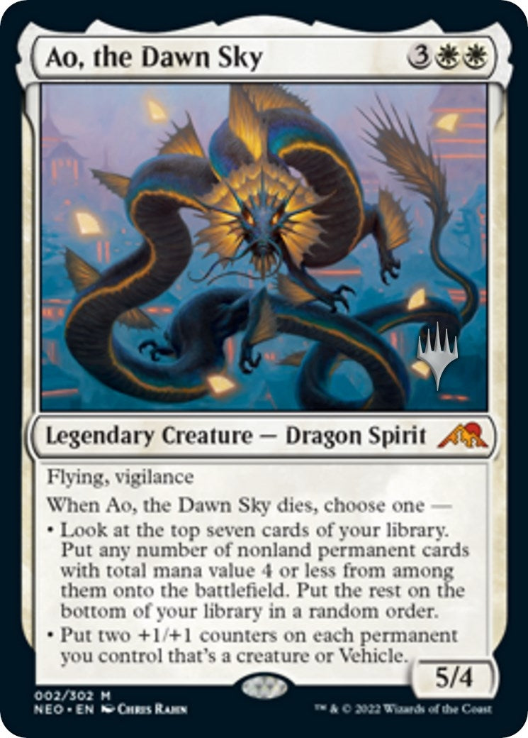 Ao, the Dawn Sky (2) (Promo Pack: Kamigawa: Neon Dynasty)