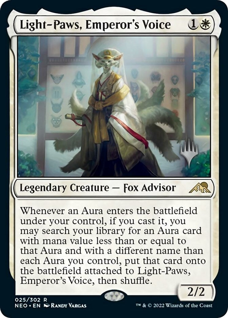 Light-Paws, Emperor's Voice (25) (Promo Pack: Kamigawa: Neon Dynasty)