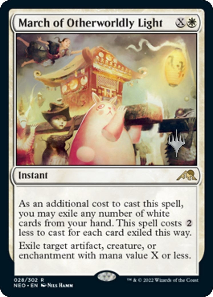 March of Otherworldly Light (28) (Promo Pack: Kamigawa: Neon Dynasty)