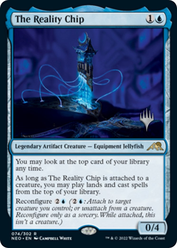 The Reality Chip (74) (Promo Pack: Kamigawa: Neon Dynasty)