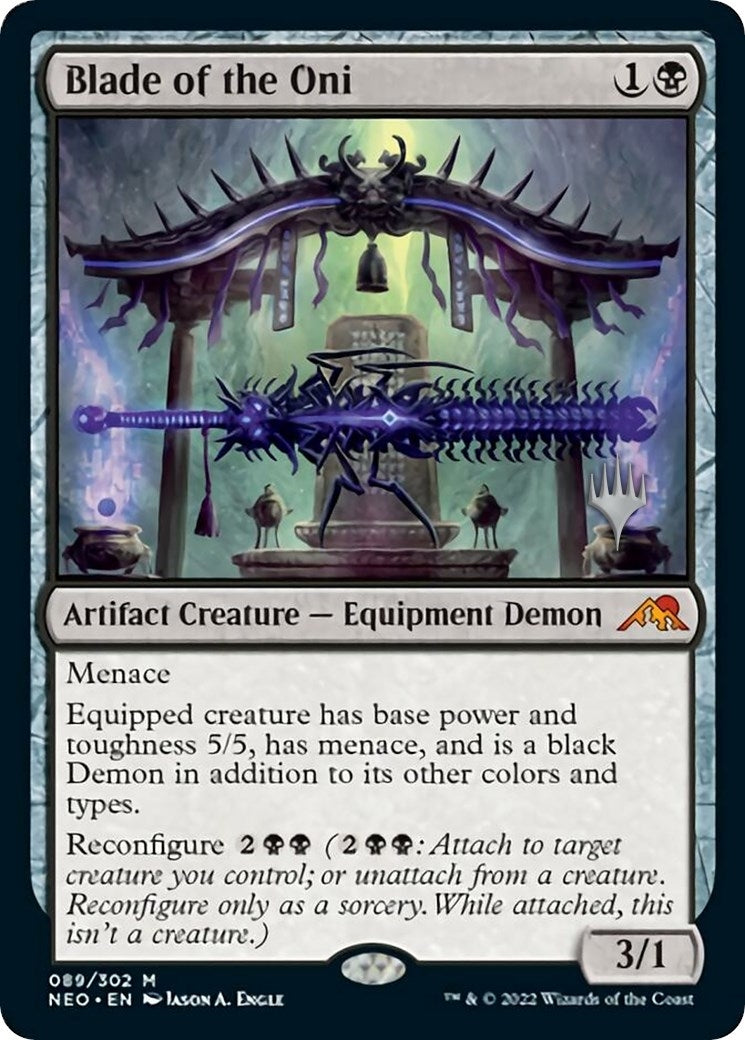 Blade of the Oni (89) (Promo Pack: Kamigawa: Neon Dynasty)